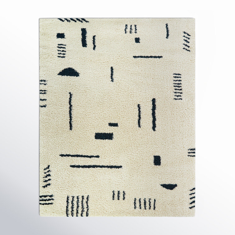 Morin Geometric Shag Area Rug
