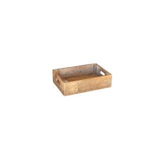 Caisse en bois massif