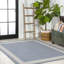Tapis intérieur / extérieur bleu / crème Cisse Classic-69806992