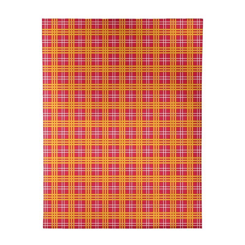 Tapis rouge à carreaux, Rectangle 8 pi x 10 pi