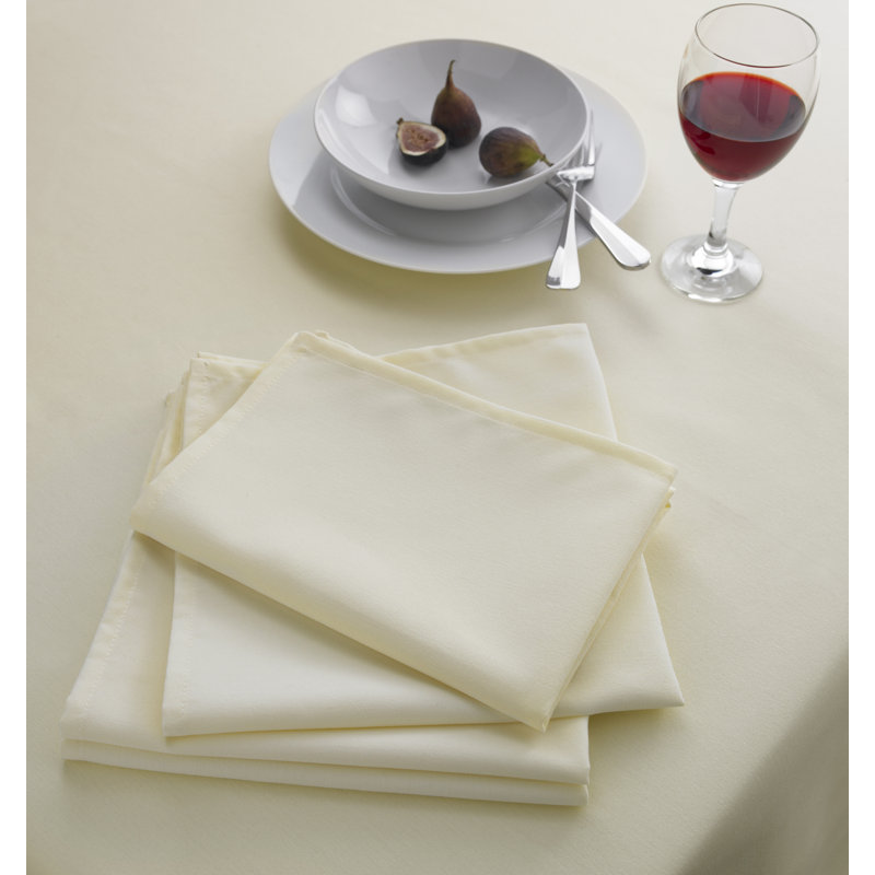 Tablecloth, 89 cm W x 89 cm L, Ivory