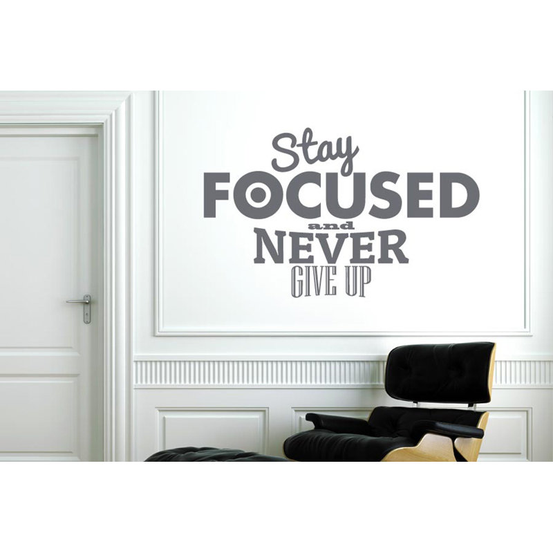 Non-Wall Damaging Wall Decal, Large, Grey