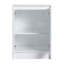 Armoire de rangement autoportante brillante de 24 pouces avec 2 portes à fermeture douce