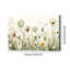 Aquarelle de fleurs sauvages en pleine floraison - Impression d'art floral botanique sur toile tendue sur châssis, 91,4 cm (H) x 61 cm (L), prête à être accrochée dans le salon, la chambre ou le couloir.