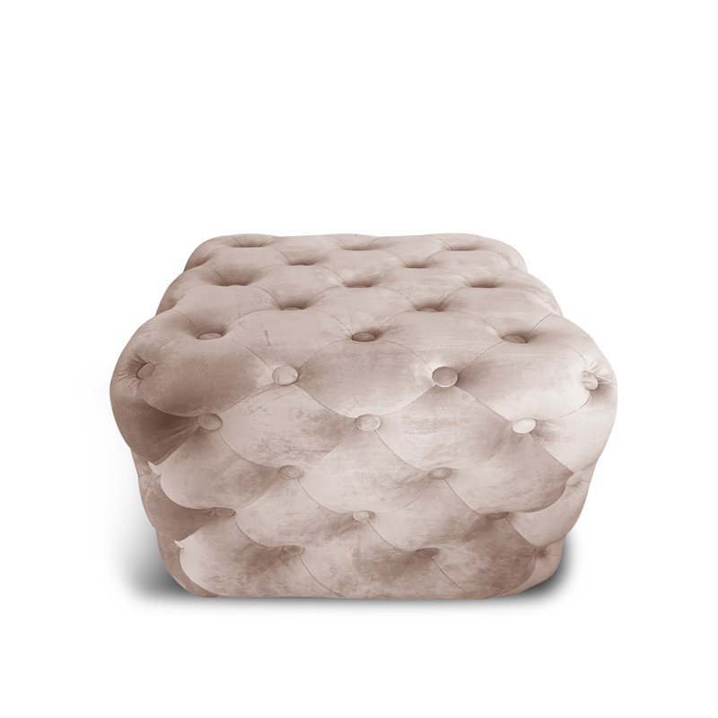 Velvet Ottoman