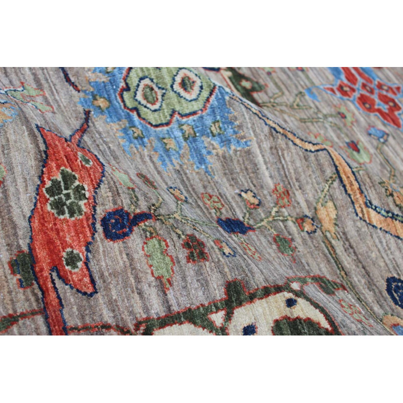 Transitional One-of-a-Kind Rectangle 9'1" X 11'10" Hand Knotted Area Rug