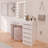 Boahaus Sofia Modern Lighted Vanity Table, Mirror with Lights Add-On, USB (Type A & C) and 06 Drawers for Storage
