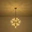 Lustre 19 lumières en verre tourbillonnant à niveaux-417157520