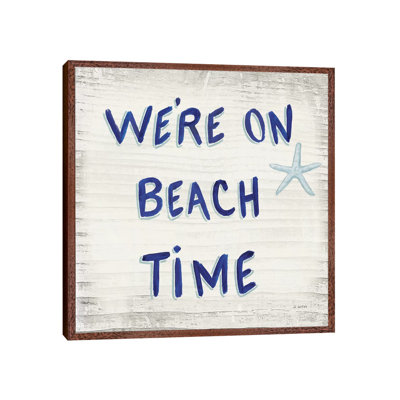 Beach Time VI Sq by James Wiens - Print on Canvas
