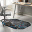 Tapis de chaise de jeu réfracté octogonal antidérapant-93609961
