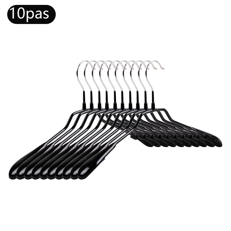Cintres en métal thermolaqués antidérapants, 10