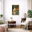 «Woman at the Mirror», œuvre d'art classique nue sur toile, impression de giclée sur toile encadrée-123405778-123405780