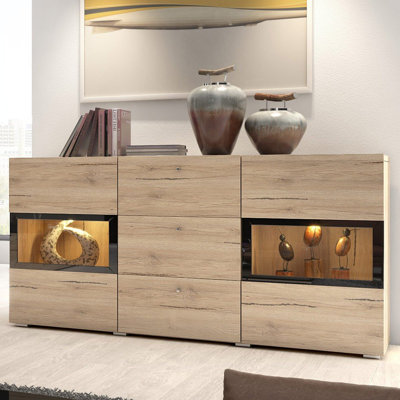 Justin 132 cm W Chest of 3 Drawers