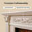European-Style Simulated Flame Wall-Mounted Heater