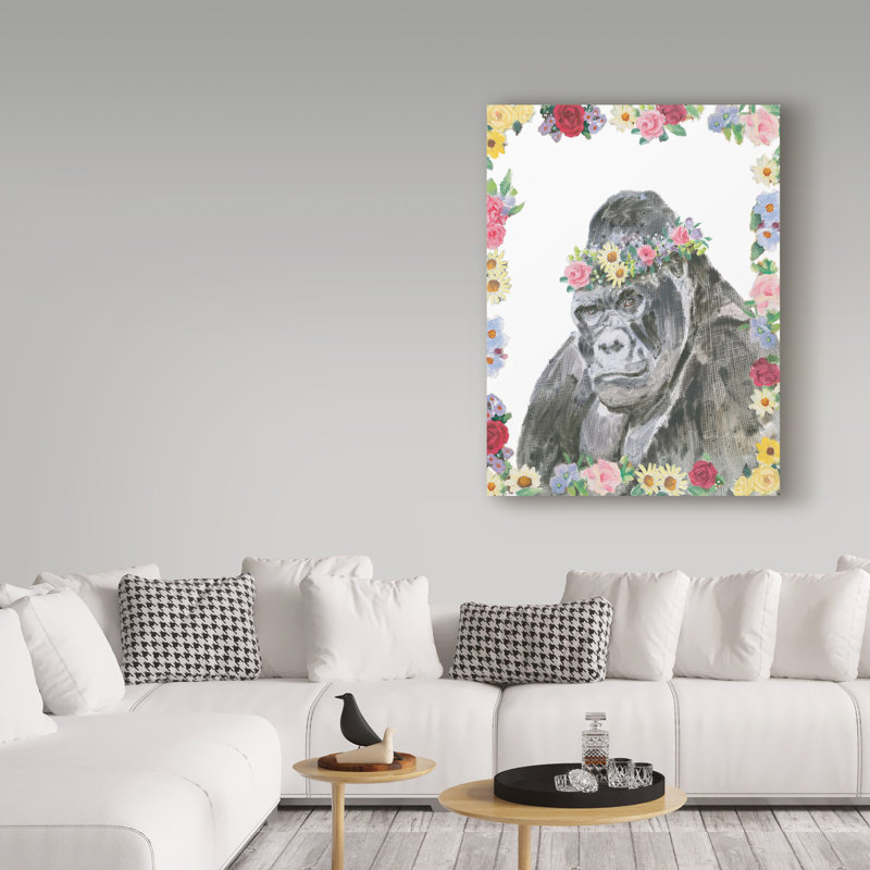 « fleur friends vi », art sur toile, H 19 po x l 14 po x P 2 po