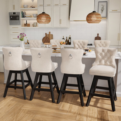 Ensemble de 8 tabourets de bar Modern