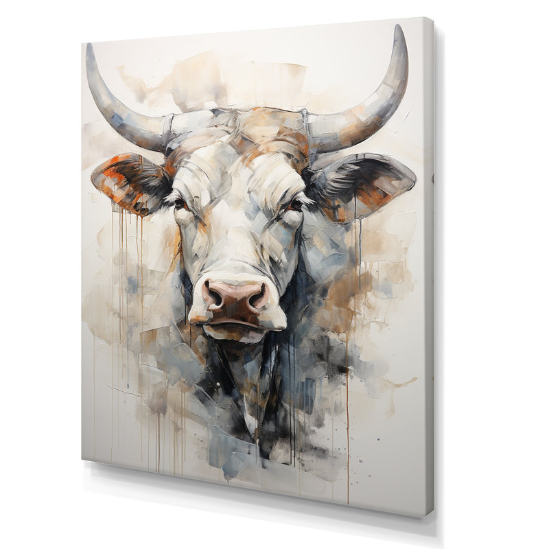 «Handsome Beige», reproduction d'art sur toile, Toile tendue, H 20 po x l 12 po x P 1 po