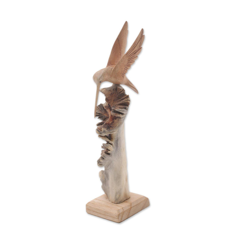 Sculpture en bois Volfango Hummingbird
