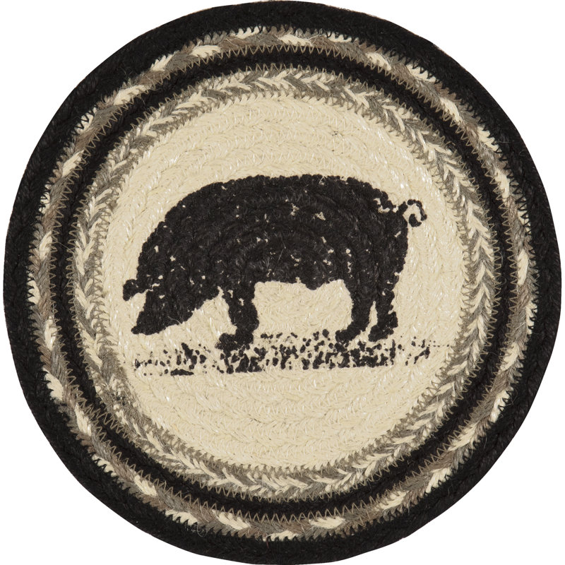 Sawyer Mill Jute Round 1 Piece Trivet
