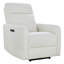 Fauteuil inclinable électrique en cuir véritable Leena-111720662