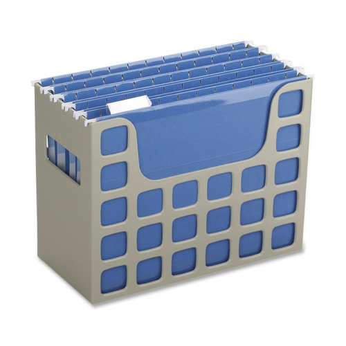 Hanging File Bin, 12-3/16"x6"x9-1/2", Putty