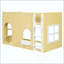 Lit mezzanine pour enfants avec lumière DEL chaude-131124980-131124981