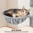 Dametra 71.5 Inch Multi-Level Large Cat Tree with 2 Cozy Perches-88558048