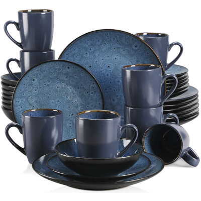  32 piece Dinnerware Set Glaze, Service For 8