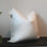 Coussin en duvet d'oie et plumes