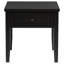 Sutter Distressed Java 1-drawer Square End Table