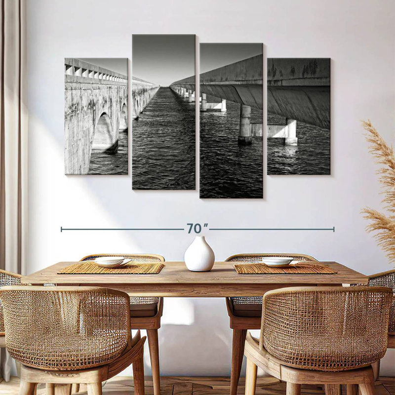 Lilie Key West Parallel Bridges, 42" H x 68" W