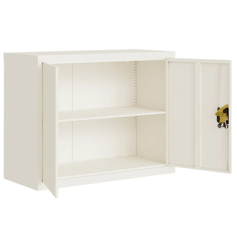 Armoire de rangement à 2 tablettes Lillya, Blanc