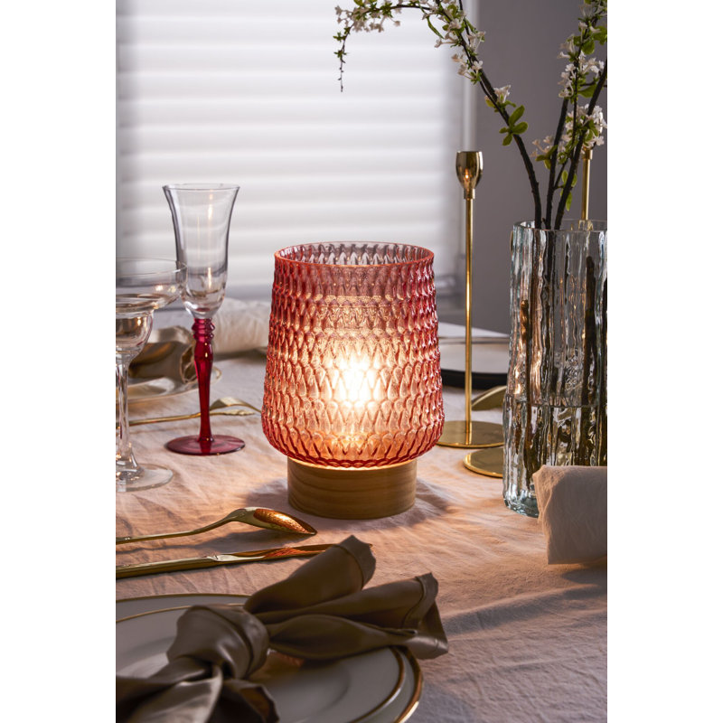 Quantavis Solid Wood Table Lamp