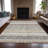Machine Washable Indoor/Outdoor Xhevrie Gray Rug-112171340