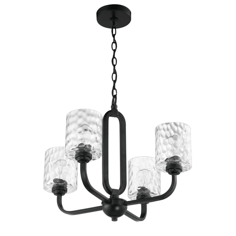 Mafaz 4 - Light Classic / Traditional Chandelier, Black