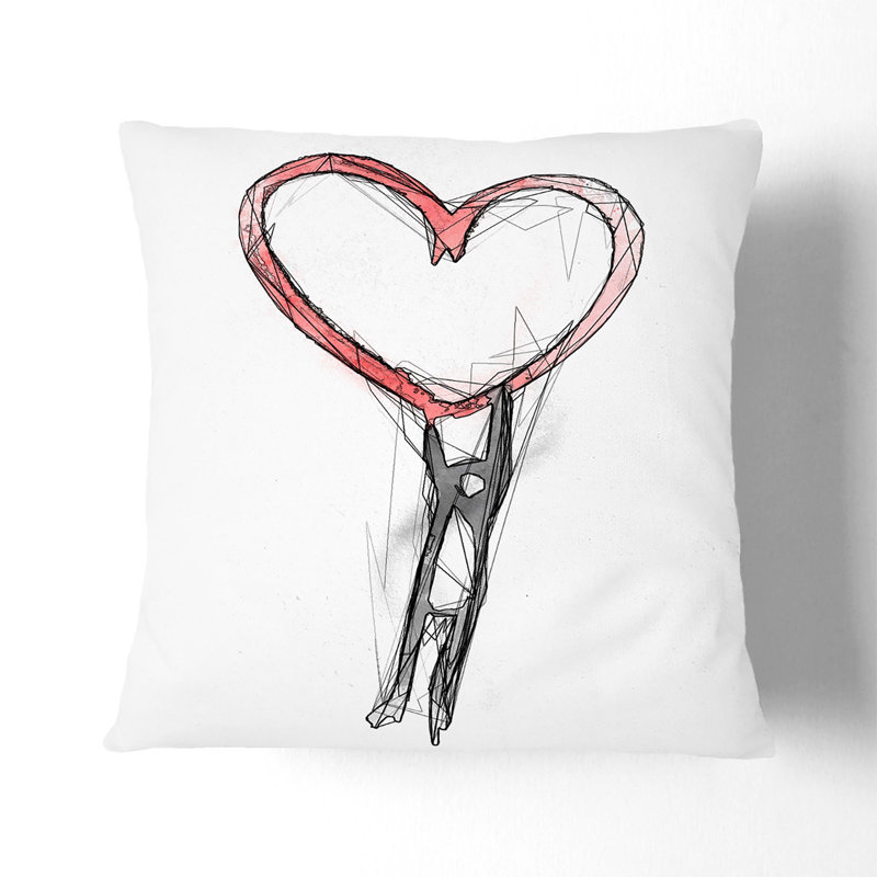 Square Cushion, 55cm H x 55cm W x 20cm D, White