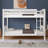 Faried Kids Twin Over Twin Bunk Bed-1586736436