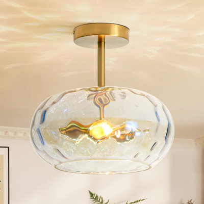 Plafonnier semi-encastré pour couloir 2 lumières Moncia