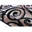 Tapis rayé gris / noir Brannen-558797298