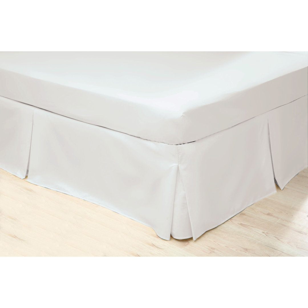 Plain Dye 200 Thread Count Egyptian-Quality Cotton Platform Valance