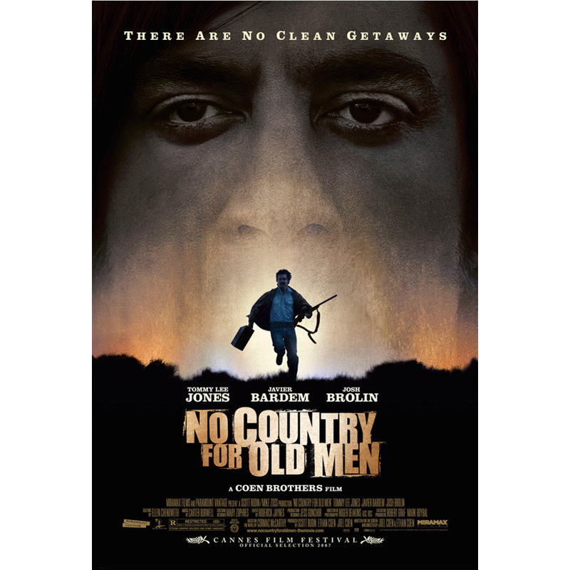 No Country for Old Men, H 24 po x l 16 po