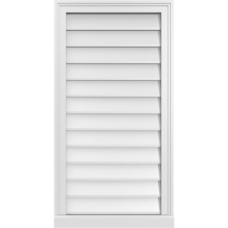 Cadre de seuil Brickmould, brun clair apprêté, H 38 po x l 20 po x P 2 po