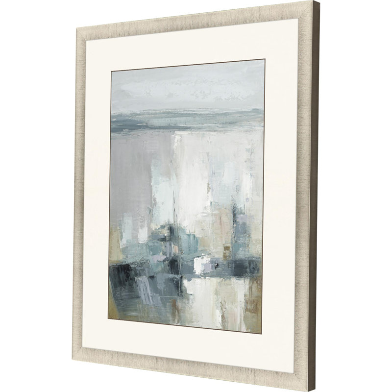 «Echoes of the Sea», reproduction d'art encadrée dorée
