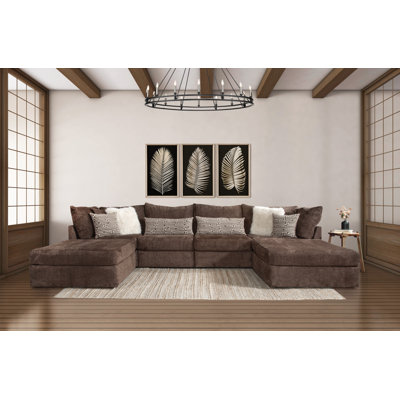 Brantice Chocolate 6 Piece Sectional