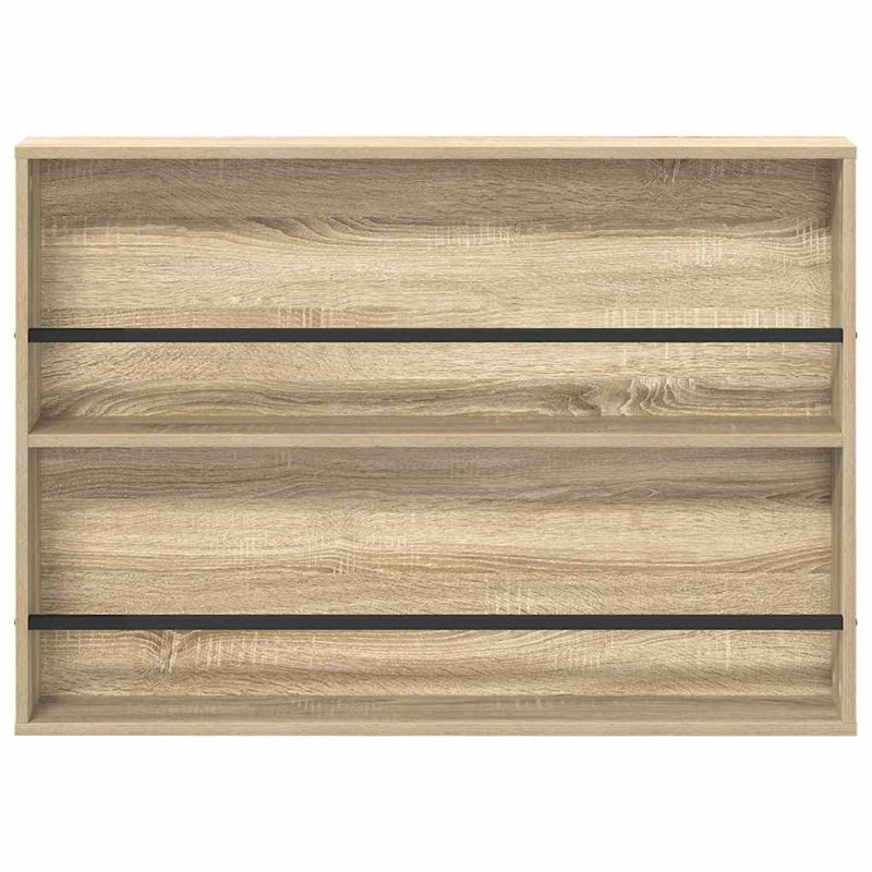 Wood Magazine Rack, Beige