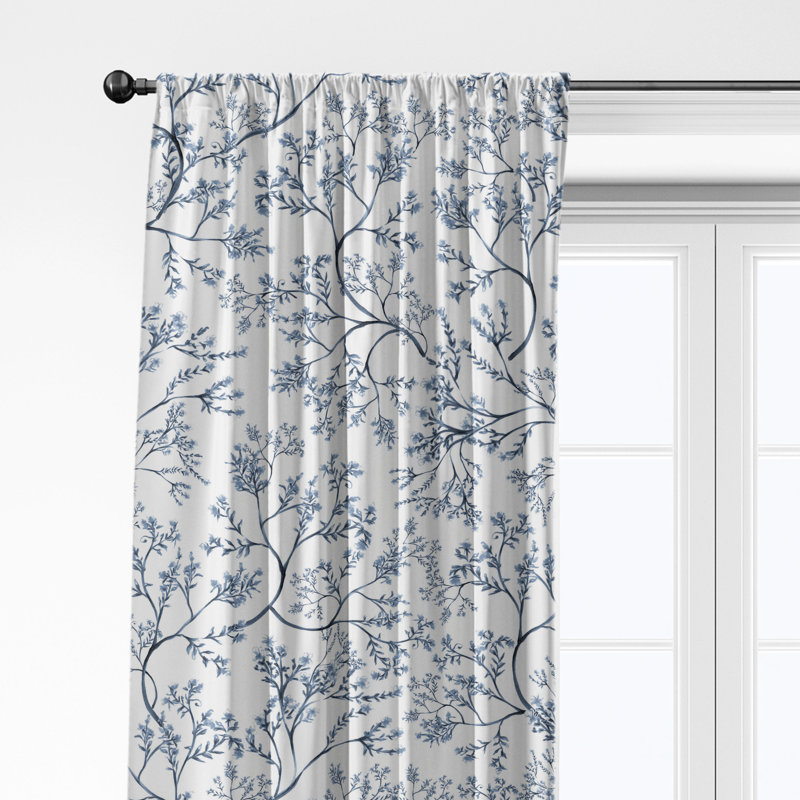 Ensemble de 2 rideaux en coton Tinsley, L 50 po x L 144 po