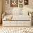 Twin Daybed with Trundle and 2 Storage Drawers-129373200