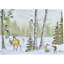  Ensemble de 4 napperons Woodland Winter