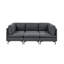 Canapé modulaire de coin avec repose-pieds 93,5 po Chelon-455639420