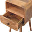 Wenzel 193.55cm W Solid Wood Bedside Table-387635699